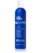 milk_shake® Cold Brunette Shampoo șampon pentru neutralizarea tonurilor de galben pentru nuante de par castaniu 300 ml