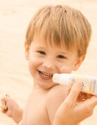 Mimitika Babytika Sunscreen Brush SPF 50+ protectie solara pentru copii cu aplicator SPF 50+ 40 ml