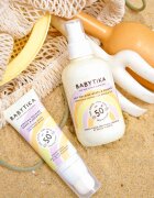 Mimitika Babytika Sunscreen Brush SPF 50+ protectie solara pentru copii cu aplicator SPF 50+ 40 ml