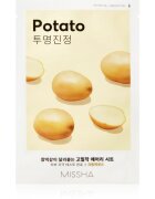 Missha Airy Fit Potato mască textilă pentru netezire pentru o piele mai luminoasa 19 g