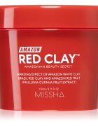 Missha Amazon Red Clay™ masca de curatare pentru reducerea sebumului si minimalizarea porilor cu argila 110 ml