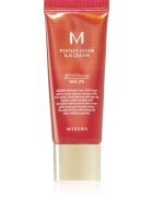 Missha M Perfect Cover crema BB cu protectie ridicata si filtru UV pachet mic culoare No. 25 Warm Beige SPF 42/PA+++ 20 ml