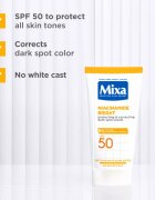 MIXA Niacinamide Bright crema corectoare impotriva petelor intunecate SPF 50 50 ml