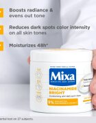MIXA Niacinamide Bright cremă intens hidratantă impotriva petelor intunecate 400 ml