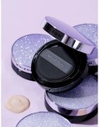 Mizon Vegan Collagen Cushion SPF38 PA++ burete cu machiaj de lungă durată cu o protectie UV ridicata culoare #21 Light Beige 2x15 g