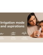 Momini Automatic Irrigator And Aspirator 2 in 1 NanoFlush aspirator nazal pentru copii electrică 1 buc