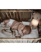 Moonie Bear 2.0 Organic Cappuccino jucărie de adormit cu melodie 1 buc