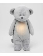 Moonie Bear 2.0 Organic Silver jucărie de adormit cu melodie 1 buc