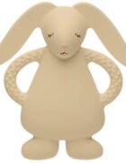 Moonie Natural Teether Rabbit jucărie pentru dentiție Sand 1 buc