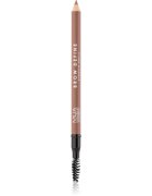 MUA Makeup Academy Brow Define creion de sprancene de lunga durata cu pensula culoare Light Brown 12 g