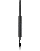 MUA Makeup Academy Brow Define creion pentru sprancene cu pensula culoare Black 0.25 g