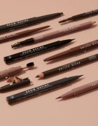 MUA Makeup Academy Brow Define creion pentru sprancene cu pensula culoare Black 0.25 g