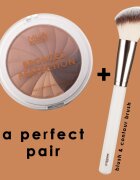 MUA Makeup Academy Brushes Blush & Contour pensula pentru contur si blush 1 buc
