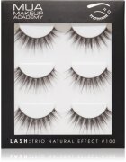 MUA Makeup Academy Lashes Natural Effect gene false #100 3 pereche