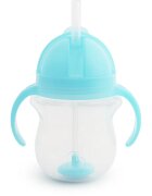 Munchkin Click Lock™ Tip & Sip ceasca cu pai cu greutăți Blue 6 m+ 1 buc
