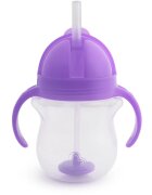 Munchkin Click Lock™ Tip & Sip ceasca cu pai cu greutăți Purple 6 m+ 1 buc