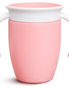 Munchkin Miracle 360° cană pentru antrenament cu mânere Pink 6 m+ 1 buc