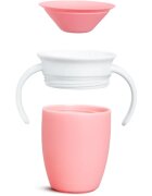 Munchkin Miracle 360° cană pentru antrenament cu mânere Pink 6 m+ 1 buc