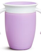 Munchkin Miracle 360° cană pentru antrenament cu mânere Purple 6 m+ 1 buc