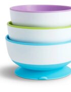 Munchkin Stay Put castron cu ventuză 6 m+ 3 buc