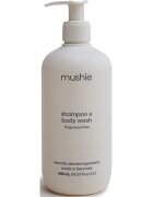 Mushie Organic Baby 2 in 1 gel de dus si sampon pentru copii 400 ml