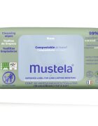 Mustela Compostable at Home Cleansing Wipes servetele pentru curatare produs parfumat pentru nou-nascuti si copii 60 buc