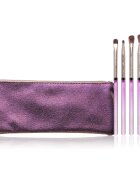 NABLA Cosmetics Amethyst set de pensule pentru machiajul ochilor cu sac