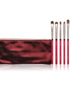 NABLA Cosmetics Ruby set de pensule pentru machiajul ochilor cu sac