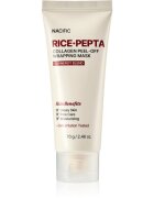 Nacific Rice + Pepta Collagen Peel-off Wrapping Mask masca faciala hidratanta pentru uniformizarea nuantei tenului 70 g