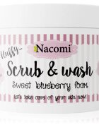 Nacomi Fluffy... Sweet Blueberry Foam exfoliant pentru corp 180 ml