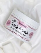 Nacomi Fluffy... Sweet Blueberry Foam exfoliant pentru corp 180 ml