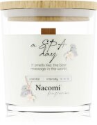 Nacomi Soy Candle Home Fragrances lumânare parfumată cu fitil din lemn 140 g