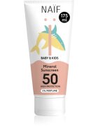 Naif Baby & Kids Mineral Sunscreen SPF 50 0 % Perfume crema protectoare pentru bebelusi 175 ml