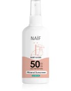 Naif Baby & Kids Mineral Sunscreen SPF 50 0 % Perfume spray protector pentru plajă 100 ml