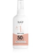 Naif Baby & Kids Mineral Sunscreen SPF 50 spray protector pentru plajă pentru copii 100 ml