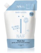 Naif Baby & Kids Wash Gel gel pentru spălarea și curățarea copiilor și a bebelușilor rezervă 500 ml