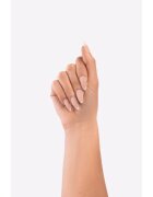 Nail HQ Almond Matte French unghii artificiale cu lipici 24 buc