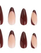 Nail HQ Almond unghii artificiale Chocolate Envy 24 buc