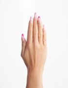 Nail HQ Coffin Pink Contrast French unghii artificiale cu lipici 24 buc
