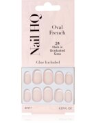 Nail HQ Oval French unghii artificiale 24 buc