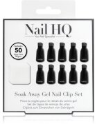 Nail HQ Soak Away Gel Nail Clip Set set pentru îndepărtarea unghiilor cu gel și acril