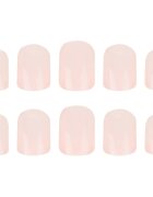 Nail HQ Square unghii artificiale culoare Baby Pink 24 buc