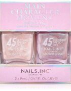 Nails Inc. 45 Second Speedy Gloss lac de unghii pachet duo culoare Main Character Moment 2x14 ml