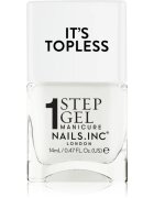 Nails Inc. It’s Topless lac de unghii sub forma de gel pentru un efect de lunga durata culoare Emma 14 ml