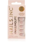 Nails Inc. #NailingLife Press-On Nails unghii artificiale culoare Style It Like Sabrina Gold French Tip 33 buc