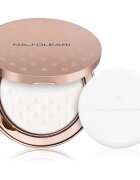 Naj Oleari No More Pore Mattifying Powder pudră transparentă compactă cu efect matifiant pentru femei 01 Clear 7 g