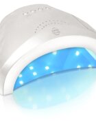 NaniNails NANI Pearl White lampă cu LED pentru manichiura cu gel 1 buc