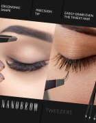Nanobrow Tweezers pensete cu varfurile tesite 1 buc