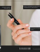 Nanobrow Tweezers pensete cu varfurile tesite 1 buc