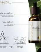 Nanoil Aloe & White Tea ser facial cu aloe vera și ceai verde 50 ml
